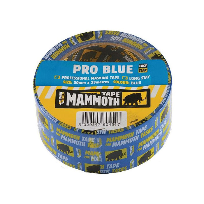 Everbuild Sika Pro Blue Masking Tape 50mm x 33m Everbuild Sika - Town Tools