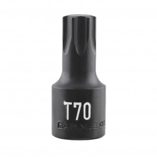Carlyle Tools 1/2In Drive T70 Star Impact Socket - image 1