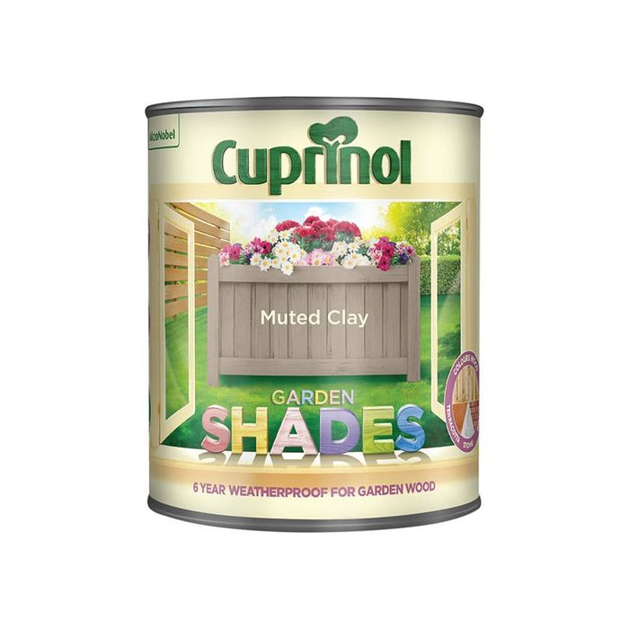 Cuprinol Garden Shades Muted Clay 1 litre Cuprinol - Town Tools