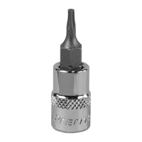 Sealey TRX-Star* Socket Bit T8 1/4"Sq Drive SBT001