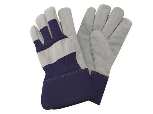 Kent & Stowe Navy Fleece Lined Rigger Gloves - Medium Kent & Stowe - Town Tools