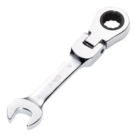 Draper HI-TORQ Metric Stubby Flexible Head Ratchet Combination Spanner, 9mm