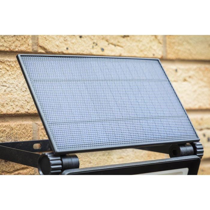 Sealey Extra-Slim Solar Floodlight with Wall Bracket 30W SMD LED LED30S Sealey - Town Tools 