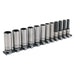 Sealey Premier Black Premier Black Deep Lock-On Socket Set 3/8"Sq Drive 12pc Sealey Premier Black - Town Tools 
