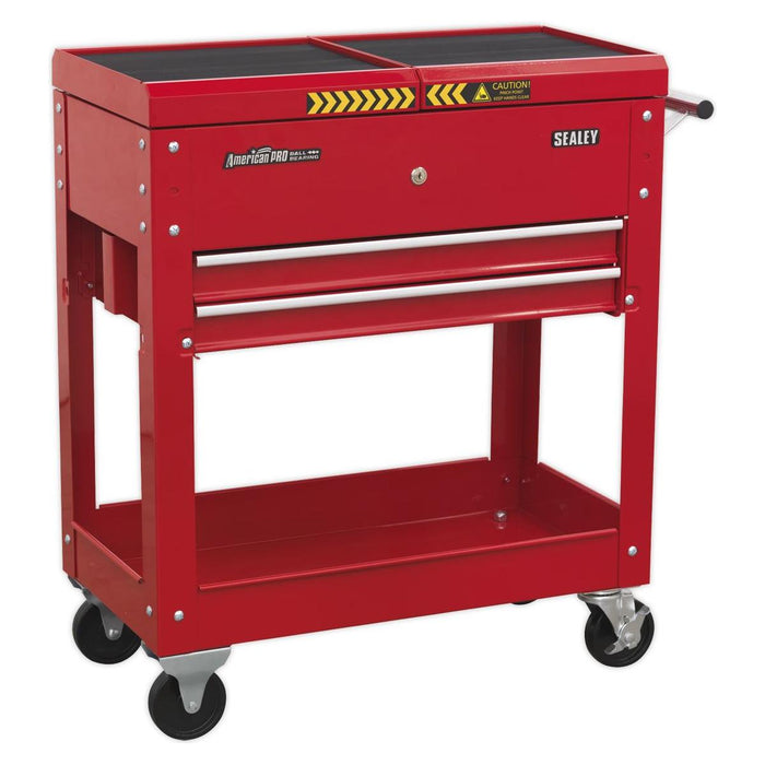 Sealey Mobile Tool & Parts Trolley Red AP705M Sealey - Town Tools 