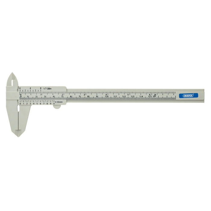 Draper Plastic Vernier Caliper, 0 - 150mm or 6" - 4817PB