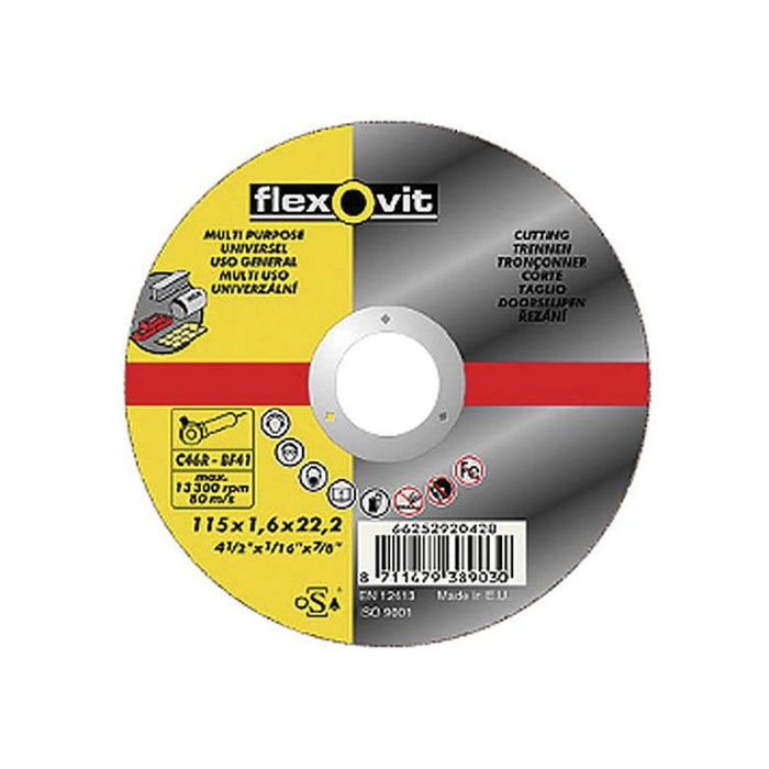 Flexovit Multi-Purpose Cutting Disc 230 x 22mm Flexovit - Town Tools