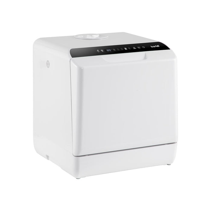 Baridi 2-4 Place Settings Mini Portable Tabletop Dishwasher, 5 Wash Functions