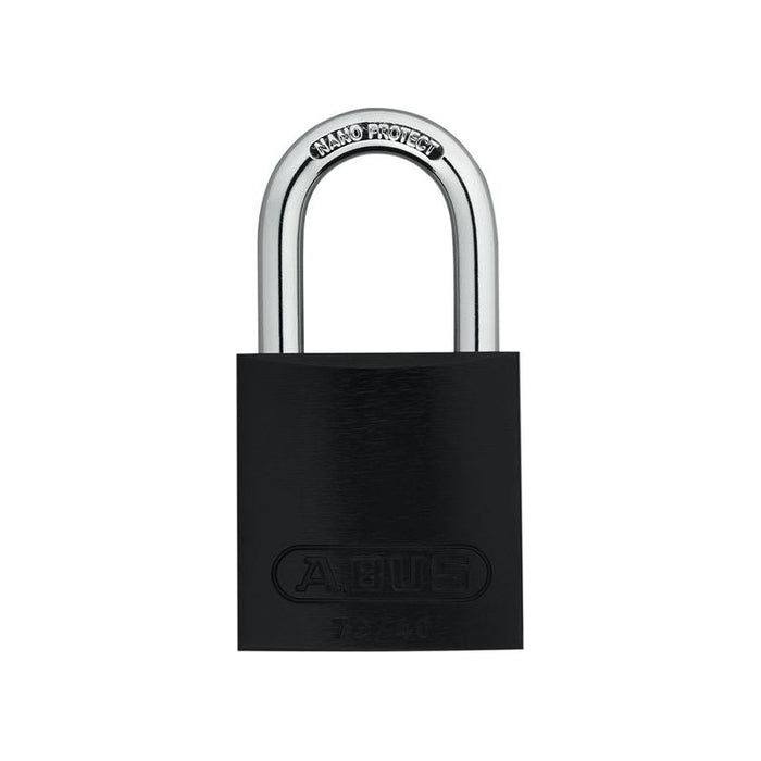 Abus Mechanical 72/40mm Aluminium Padlock Black Keyed Alike TT00260 ABUS Mechanical - Town Tools