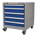 Sealey Mobile Industrial Cabinet 5 Drawer API5657A Sealey - Town Tools 