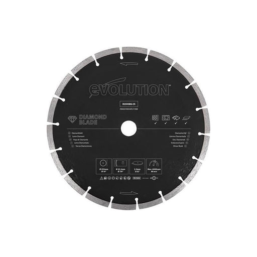 Evolution General Purpose Diamond Blade 255 x 22.2mm Evolution - Town Tools