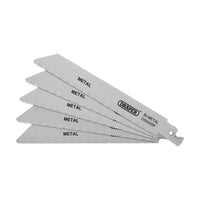 Draper Bi-metal Reciprocating Saw Blades for Metal, 150mm, 14tpi (Pack of 5)