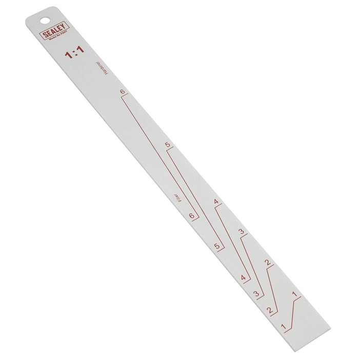 Sealey Aluminium Paint Measuring Stick 1:1/3:1 PA07 Sealey - Town Tools 