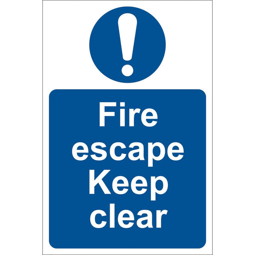 Draper Fire Escape Keep Clear 72146 Draper - Town Tools 