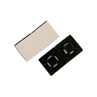 Tool Connection Natural Cable Tie Self-Adhesive Mounts 19mm 100pc 30343