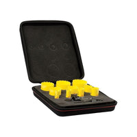 Starrett KDC10022 Deep Cut Bi-Metal Deluxe Plumber's Holesaw Kit, 12 Piece
