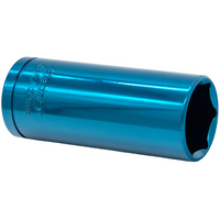 Sealey 1/2"Dr Coloured Socket 24mm (Light Blue) AK288D-V4-10