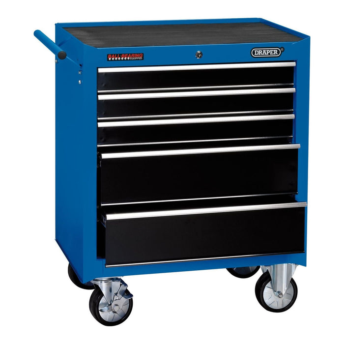 Draper Roller Tool Cabinet, 5 Drawer, 26", Blue 14978 Draper - Town Tools 