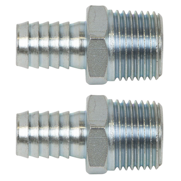 PCL PCL Screwed Tailpiece Male 1/2"BSPT - 1/2" Hose - Pack of 2 AC99 PCL - Town Tools 