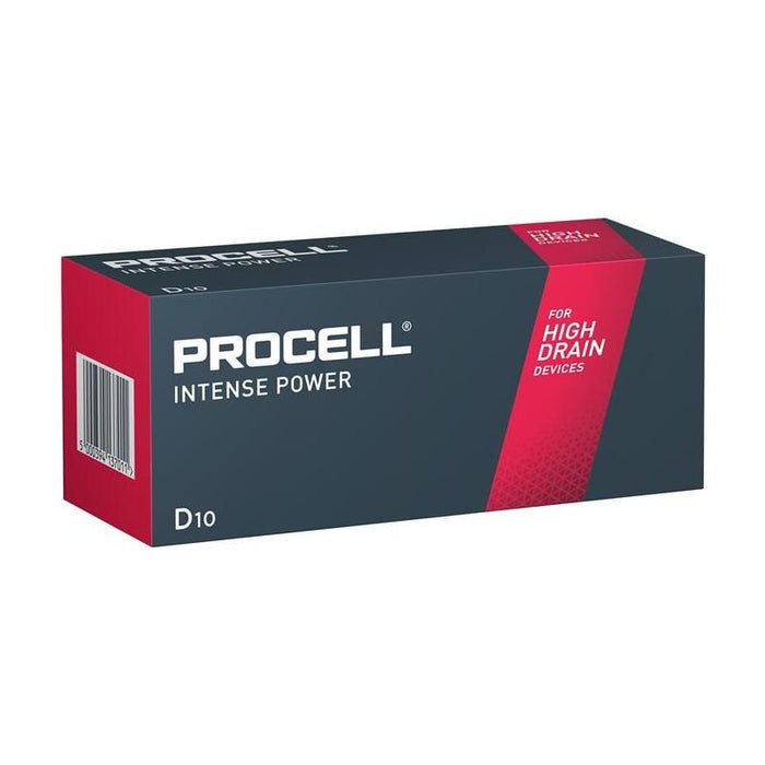 Duracell D Cell PROCELL® Intense Alkaline Batteries (Pack 10) Duracell - Town Tools