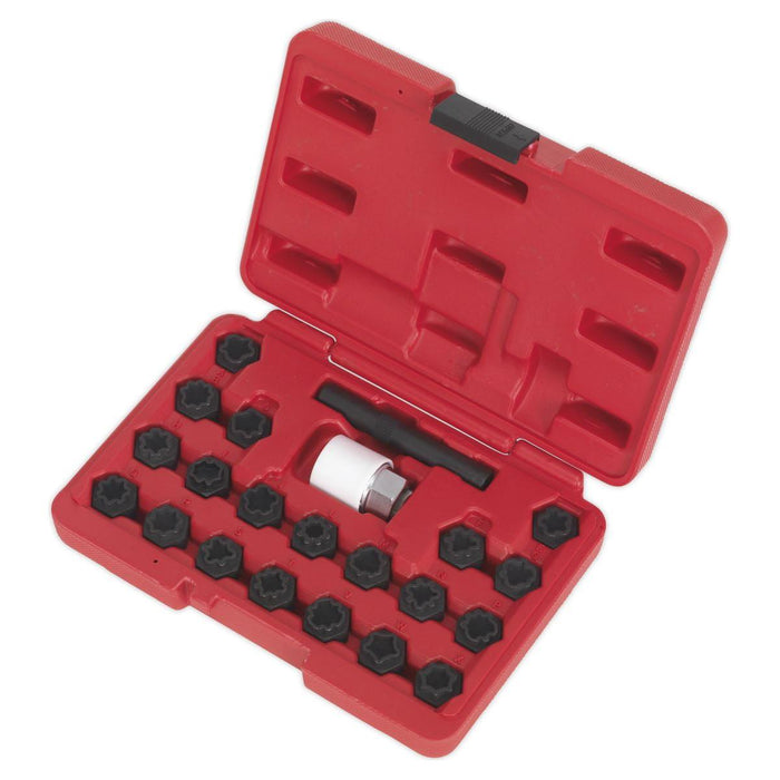 Sealey Locking Wheel Nut Key Set 22pc Audi SX206 Sealey - Town Tools 