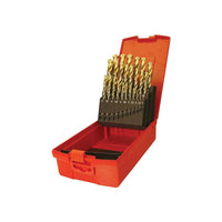 Dormer A095 Set 204 HSS TiN Coated Jobber Drill Set of 25 1.0-13.0 x 0.5mm