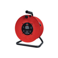 Faithfull Power Plus Open Drum Cable Reel 240V 13A 2-Socket 50m