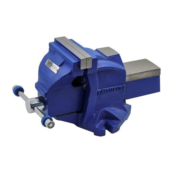 Faithfull Mechanics Vice with Magnetic Jaws 100mm (4in) Faithfull - Town Tools