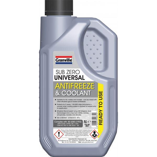 Granville Sub Zero - RTU Universal Antifreeze - 5 Litre Granville - Town Tools 