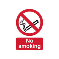 Scan No Smoking - PVC Sign 400 x 600mm