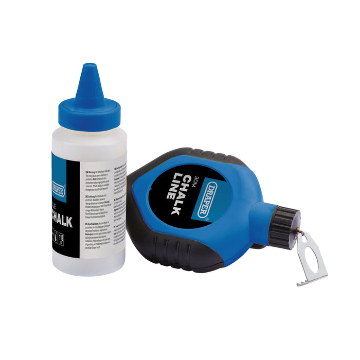 Draper Chalk Line Set, 30m, 115g (2 Piece) - CL30A