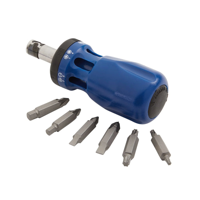 Draper Stubby Ratchet Screwdriver and Bit Set Countertop Display (24 Piece)