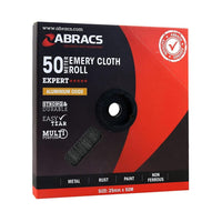 Connect Abracs Emery Roll 25mm x 50m x P150 1pc 32145