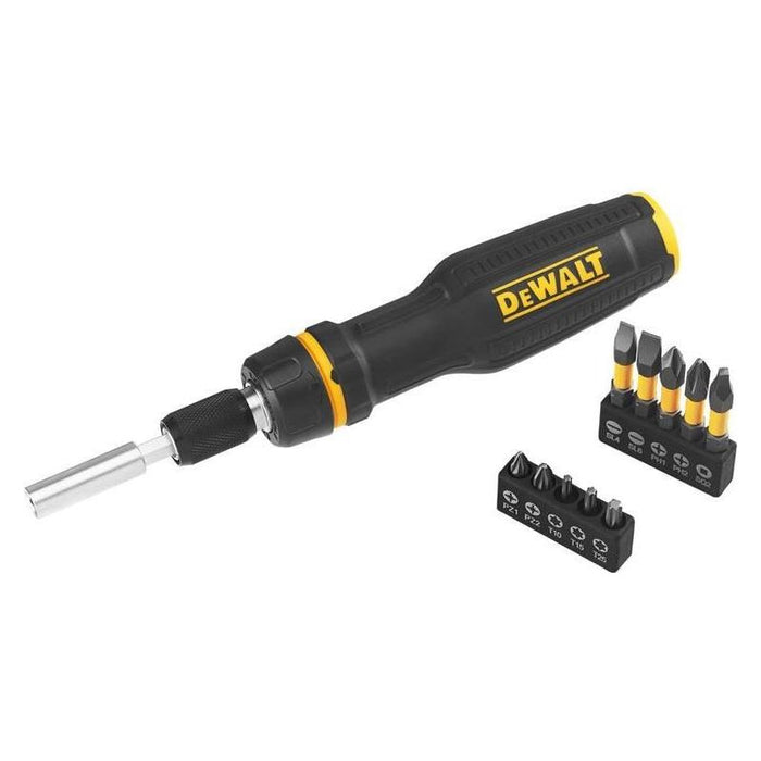 Dewalt Full Fit Telescoping Multi-bit Ratcheting Screwdriver + 10 Bits Dewalt - Town Tools