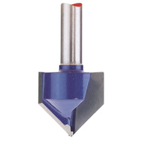 Draper TCT Router Bit, 1/4" Groove 19mm x 90° - RB8