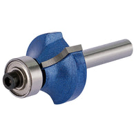 Draper TCT Router Bit, 1/4" Rounding, 25 x 7mm Radius - RB12