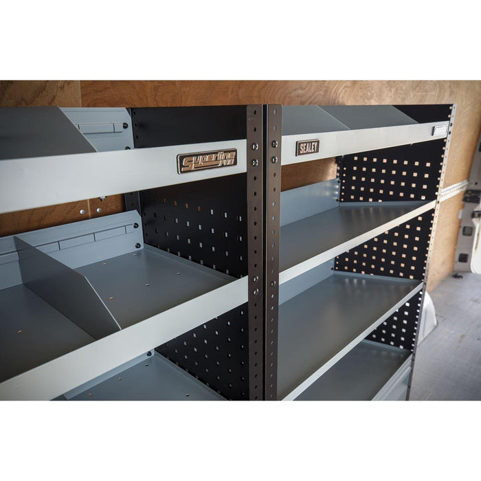 Sealey Modular Flat Shelf Van Storage Unit 925mm APMSV01 Sealey - Town Tools 