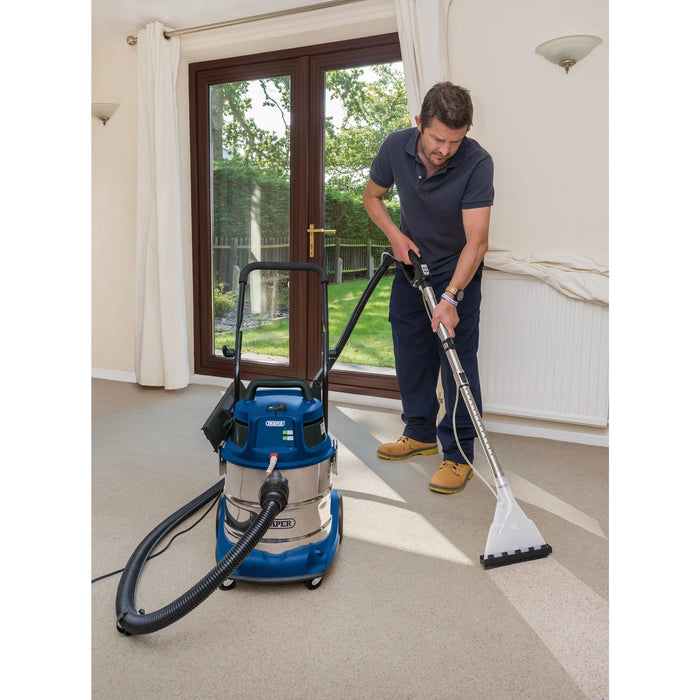 Draper 3 in 1 Wet and Dry Shampoo/Vacuum Cleaner, 20L, 1500W - SWD1500