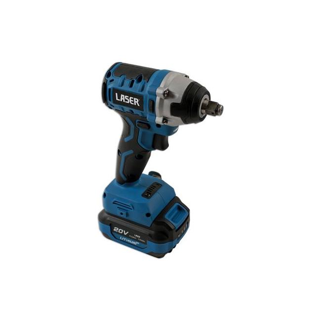 Laser Cordless Impact Wrench 1/2"D 20V w/o Battery 8013