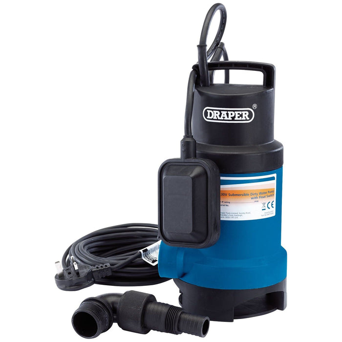 Draper Submersible Dirty Water Pump with Float Switch, 166L/min, 550W 61621 Draper - Town Tools 