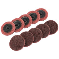 Draper Polycarbide Abrasive Pads, , Medium (Pack of 10) 50-75mm