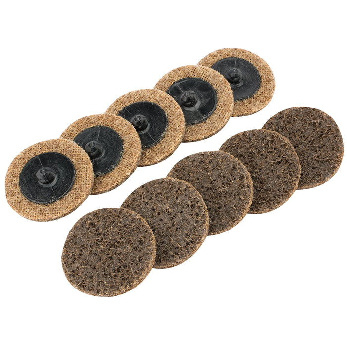 Draper Polycarbide Abrasive Pads, , Coarse (Pack of 10) 50-75mm
