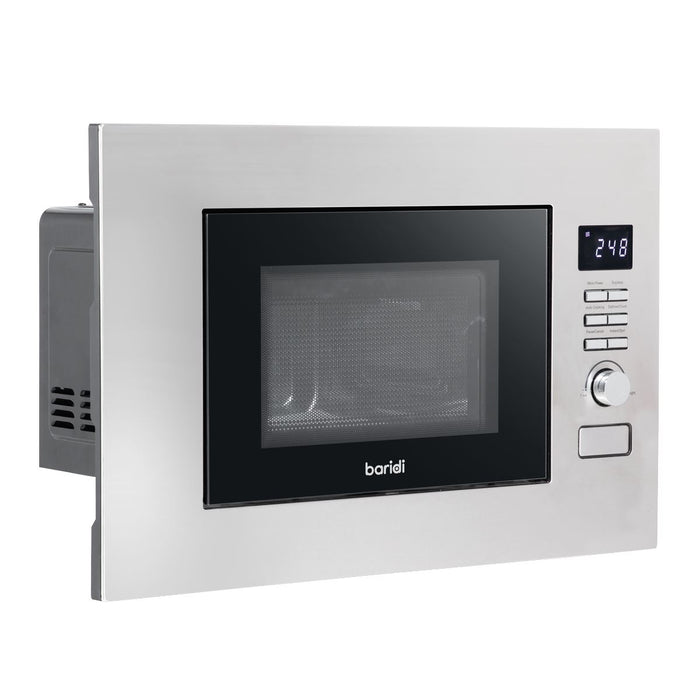 Baridi Integrated Microwave Oven 20L Capacity 900W - Stainless Steel Baridi - Town Tools 