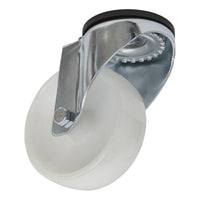 Sealey Castor Wheel Bolt Hole Swivel100mm SCW4100SB