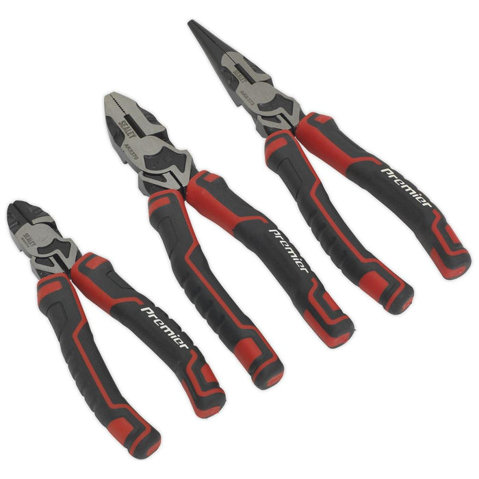 Sealey Pliers Set High Leverage 3pc AK8376 Sealey - Town Tools 