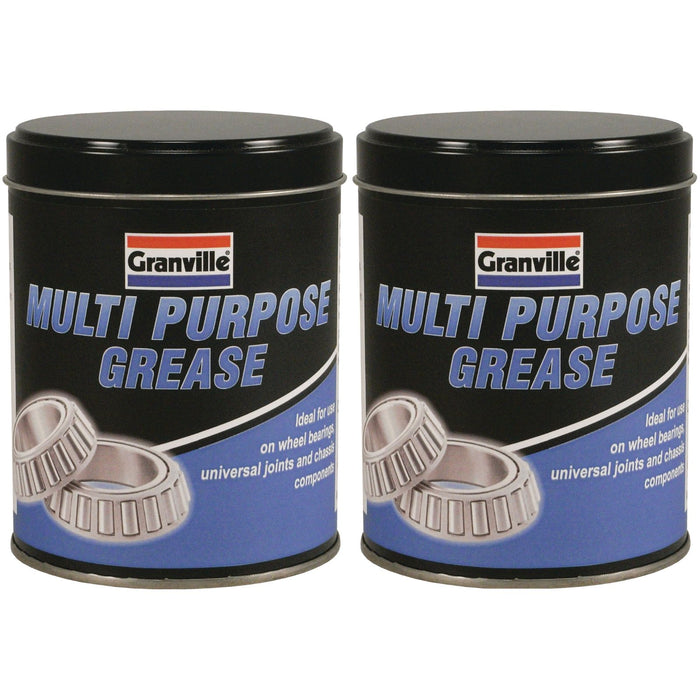 2x Granville Multi Purpose Wheel Bearing Grease 500g Lithium LM2 Granville - Town Tools 