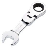 Draper HI-TORQ Metric Stubby Flexible Head Ratchet Combination Spanner, 16mm