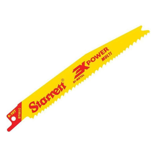 Starrett BT12610-5 Bi-Metal Reciprocating Blade, Tapered 300mm 6-10 TPI (Pack 5) Starrett - Town Tools