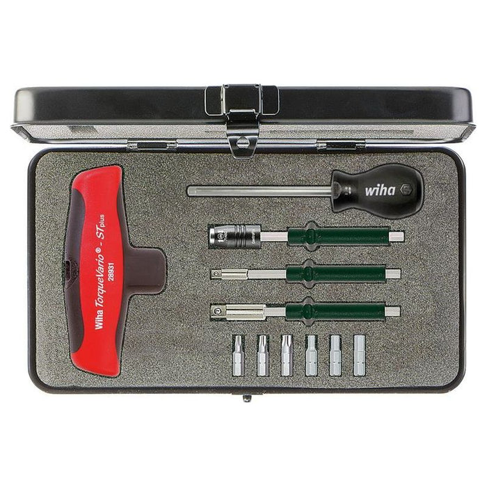 Wiha TorqueVario®-S T Screwdriver Set, 11 Piece Wiha - Town Tools