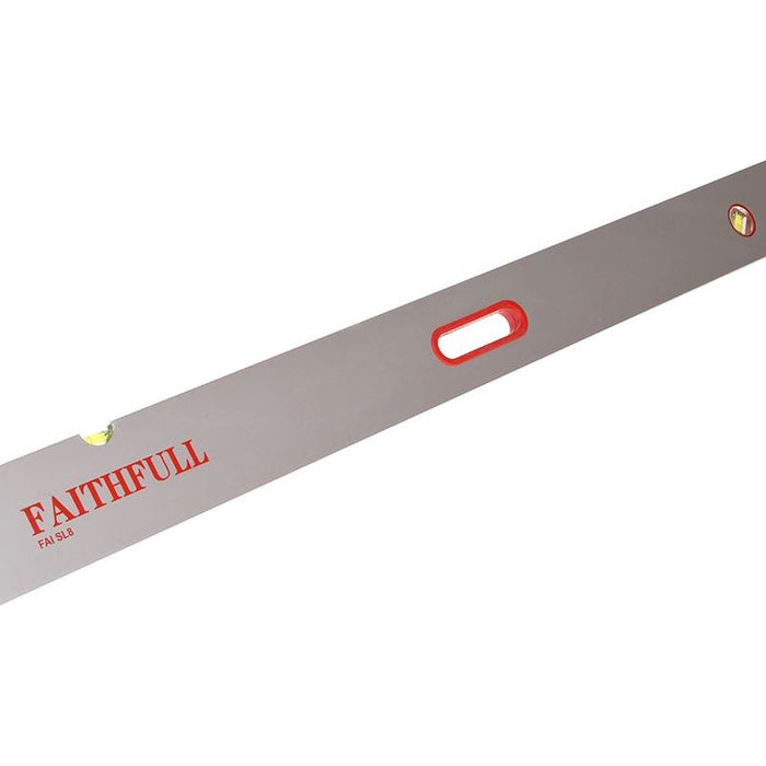 Faithfull Screeding Level 2.4m (8ft) 3 Vial & Grips Faithfull - Town Tools